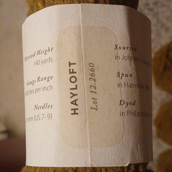 Brooklyn Tweed Shelter Yarn in Hayloft - Picture 2 of 3